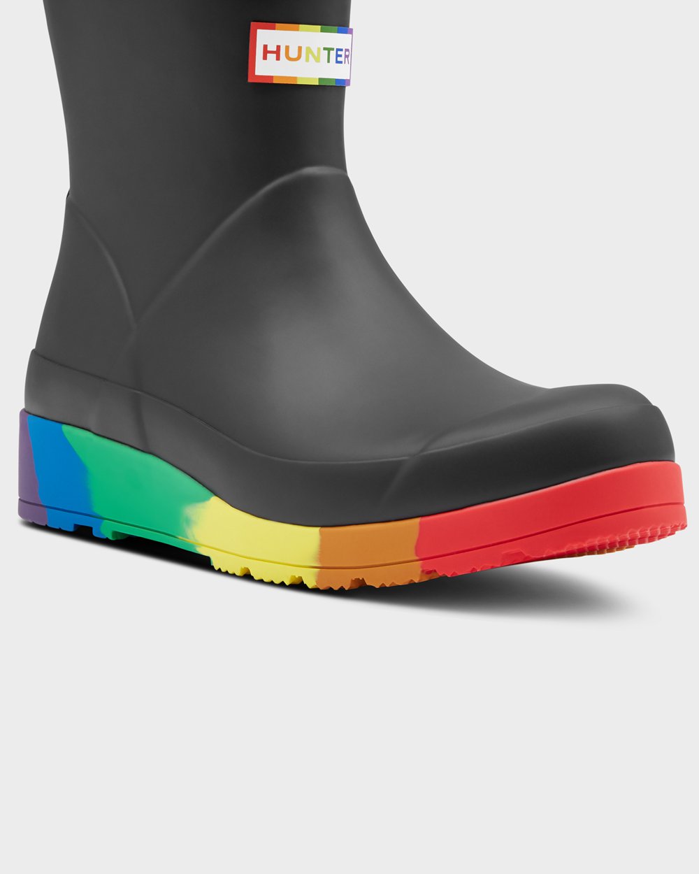 Play Boots Dam - Hunter Original Pride Flatform Rain - Svarta - 234098-UOB